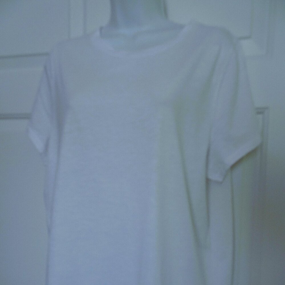 J. Crew Women's Size XXL White S. Sleeve T-Shirt NWT Slub Cotton Re-Imagined